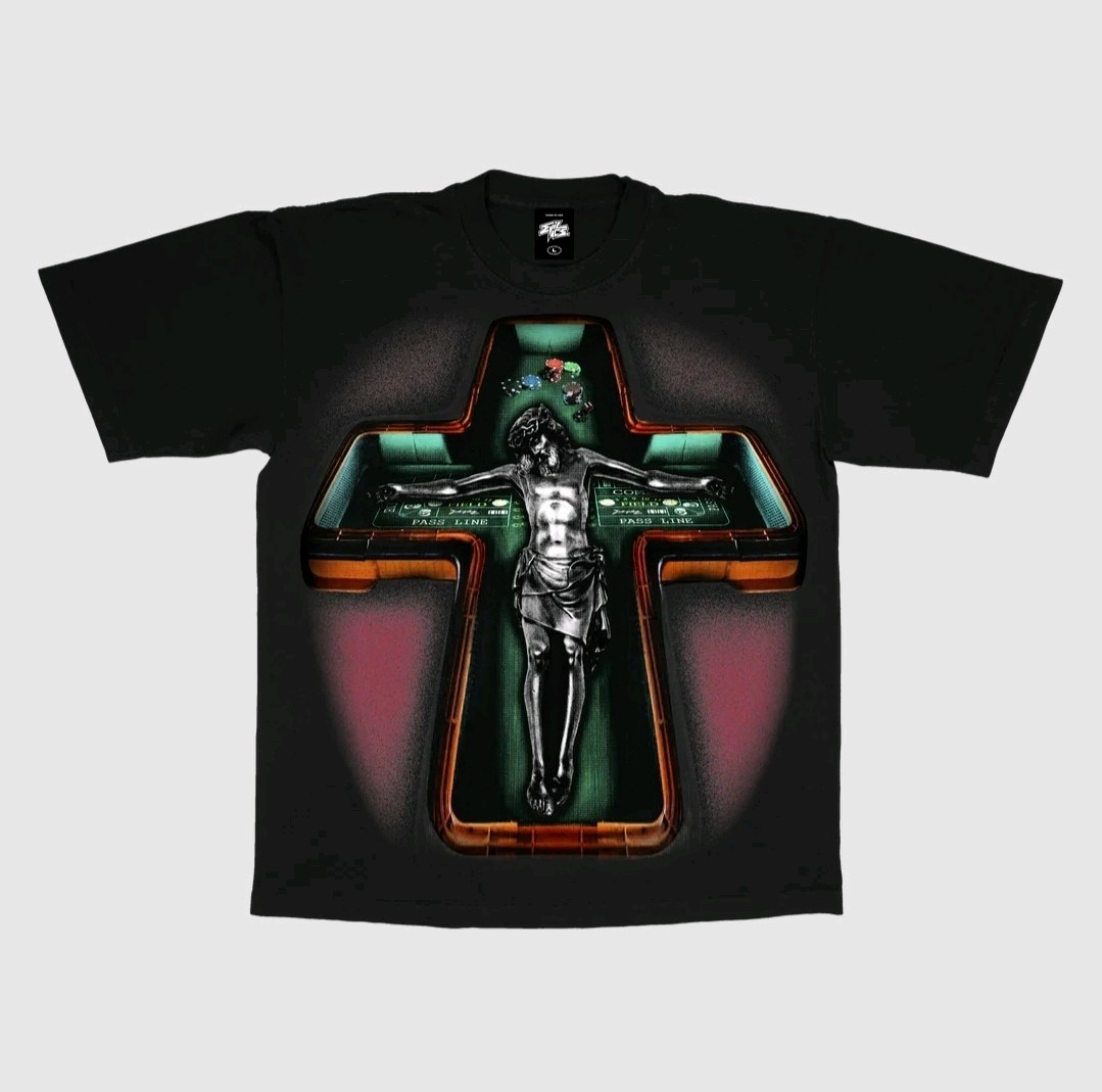 Evil Vice Jesus Piece Holy Craps Tee Black | Size SMALL | Designer Street Style