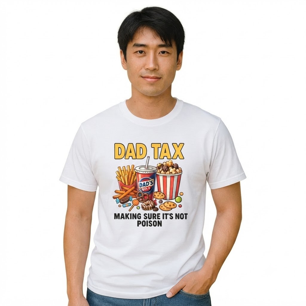 Dad Tax Funny Food Tee, Making Sure It’s Not Poison Shirt, Gift For Father