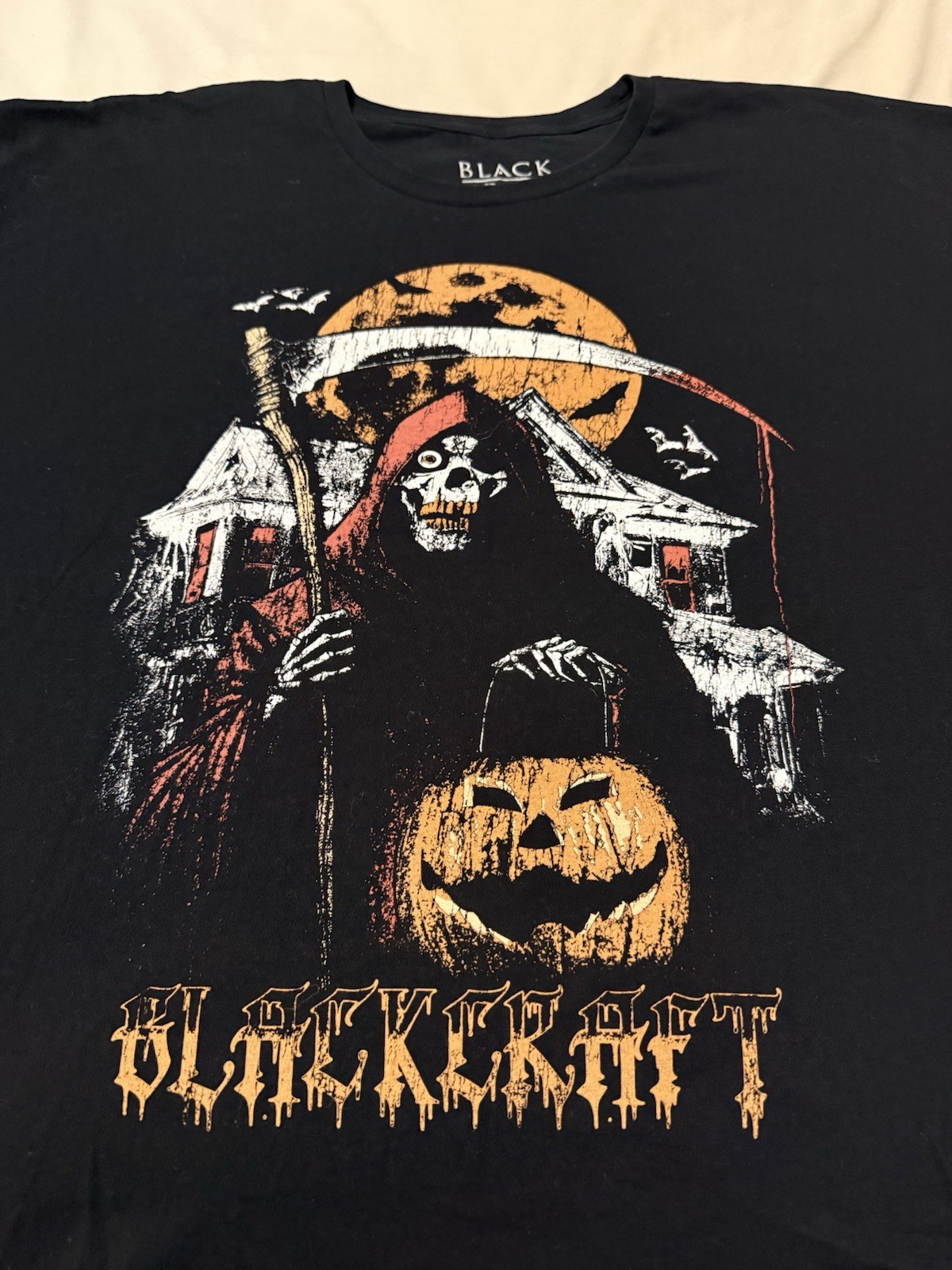 Black Craft Cult IV Graphic Black Tee T-Shirt Men’s Size XL Short Sleeve