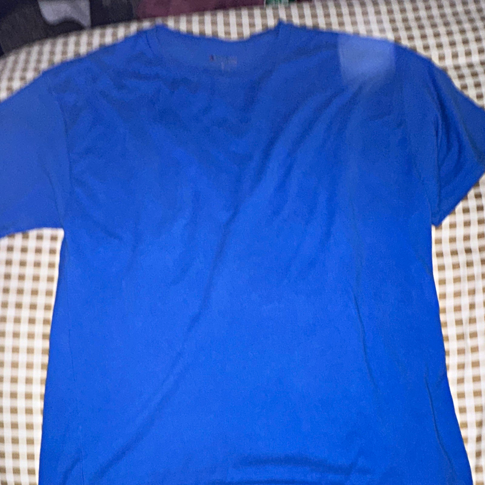 Champion Authentic Athleticwear Men’s XL Blue Crew Neck Short Sleeve Logo Tee