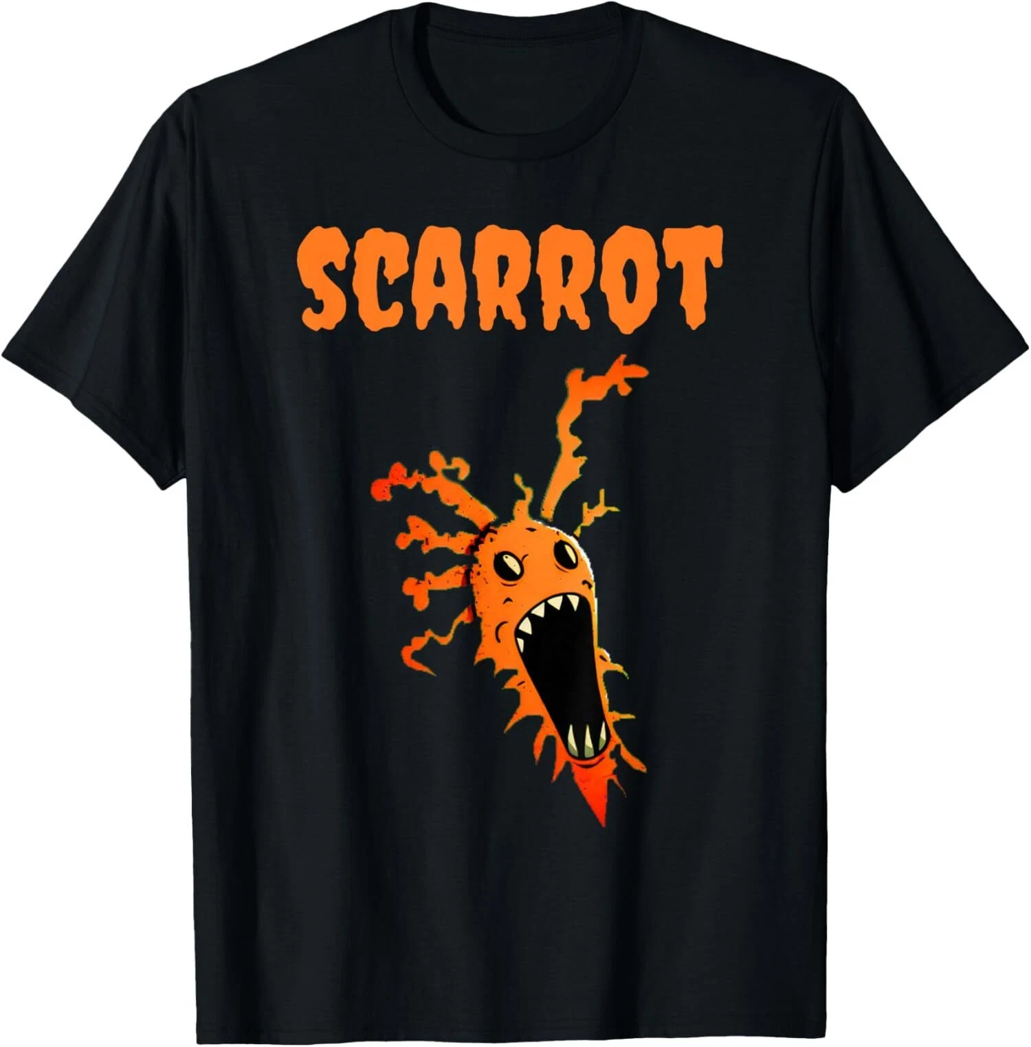 Creepy Carrot Scary Scarrot Vegetable Halloween Scarrot T-Shirt
