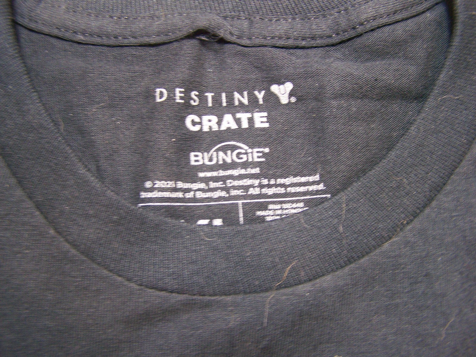 Destiny Bungie Gaming x Loot Crate Adult Graphic Black LS T Shirt Size 3XL NEW