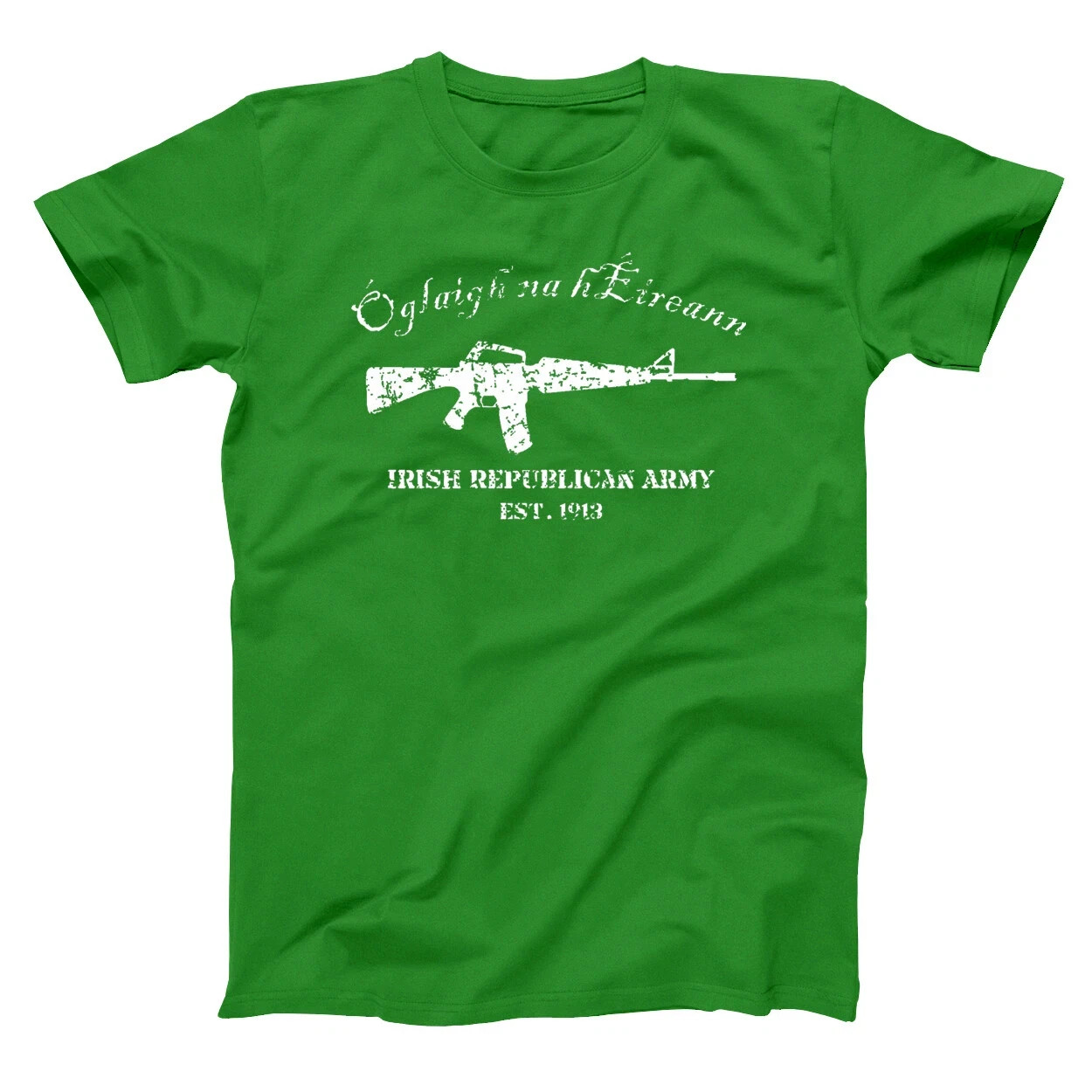 The Irish Army Est Ireland Pride Gaelic Celtic Green Basic Men’s T-Shirt reprint