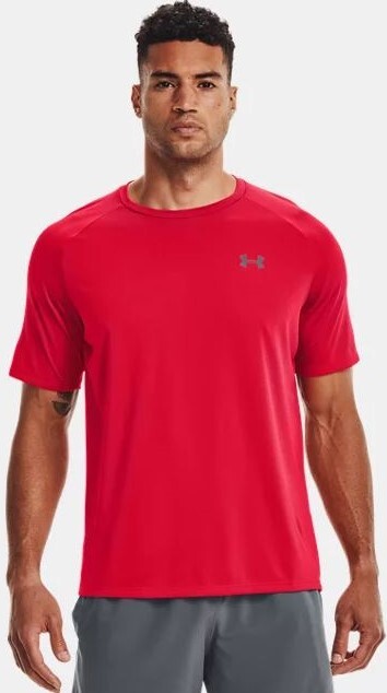Under Armour Men’s UA Tech 2.0 Short Sleeve Athletic T-Shirt, Red, Large, NWT
