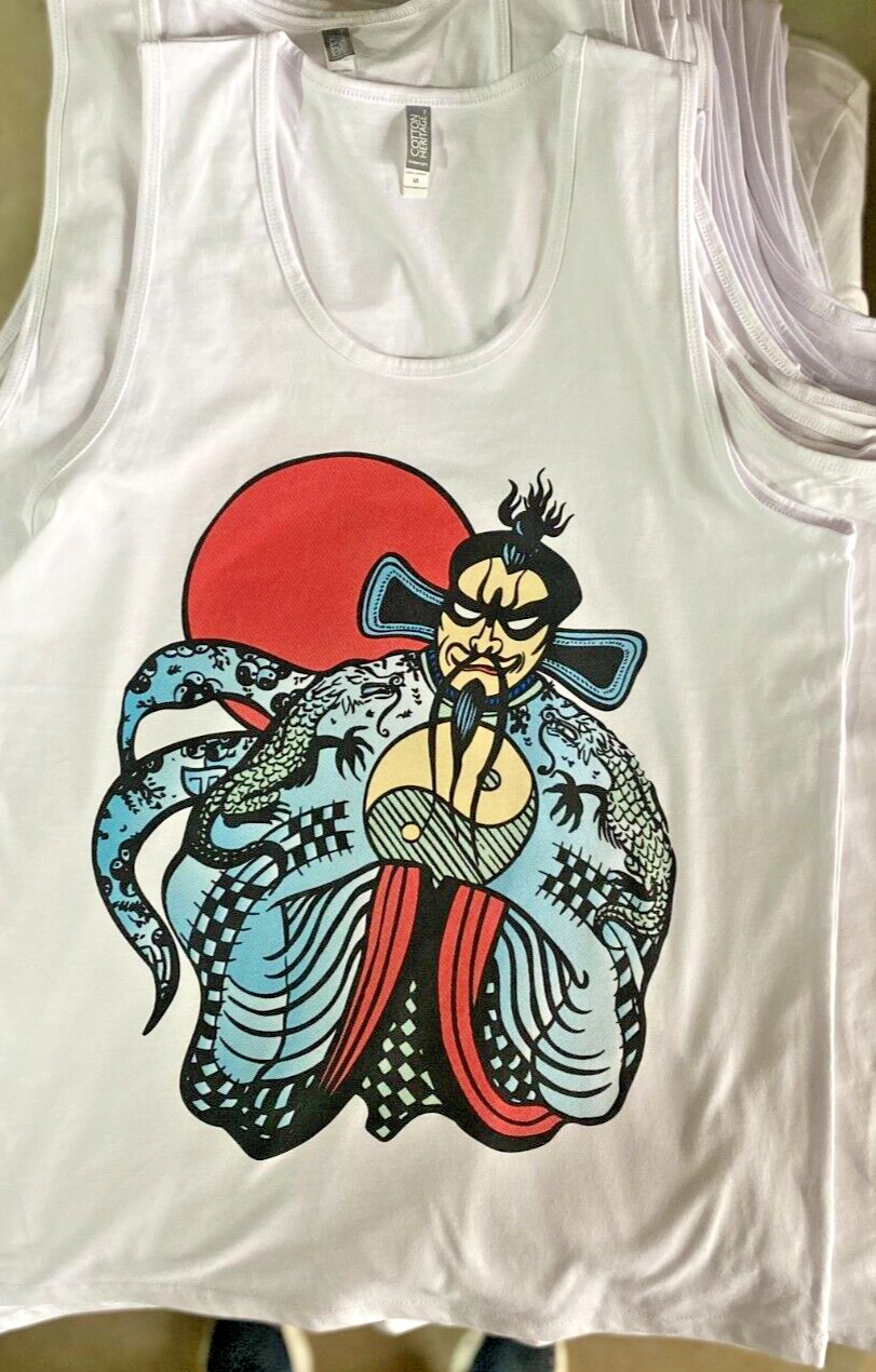 Fu Manchu Tank Top – T-Shirt Jack Burton Movie Big Trouble in Little China S-3XL
