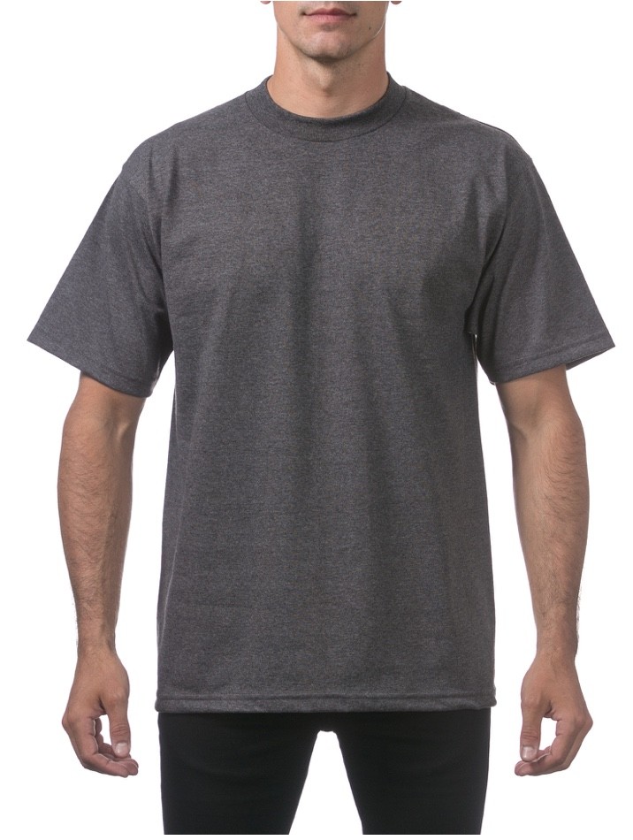 PROCLUB MENS HEAVYWEIGHT SHORT SLEEVE T SHIRTS PRO CLUB CASUAL COTTON TEE SHIRT