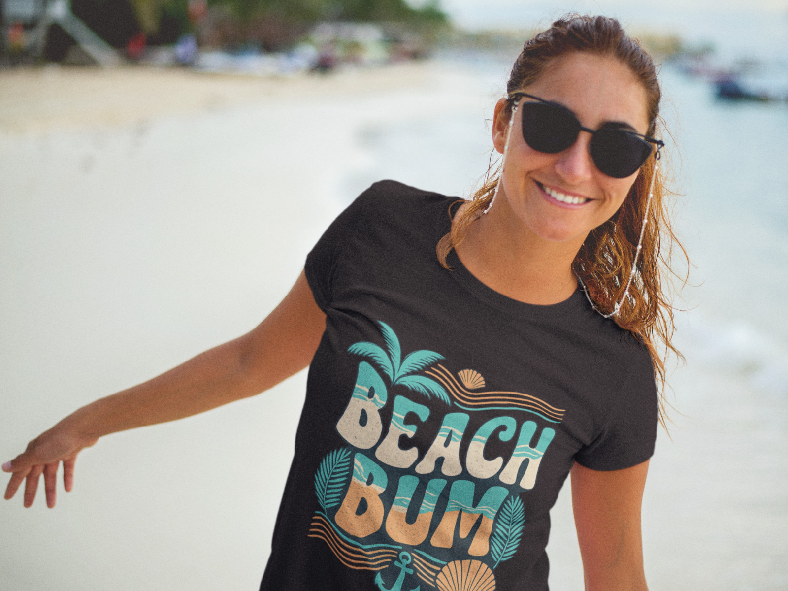 Dye Dirty Beach Bum II Summertime Beachy Vibes T-Shirts