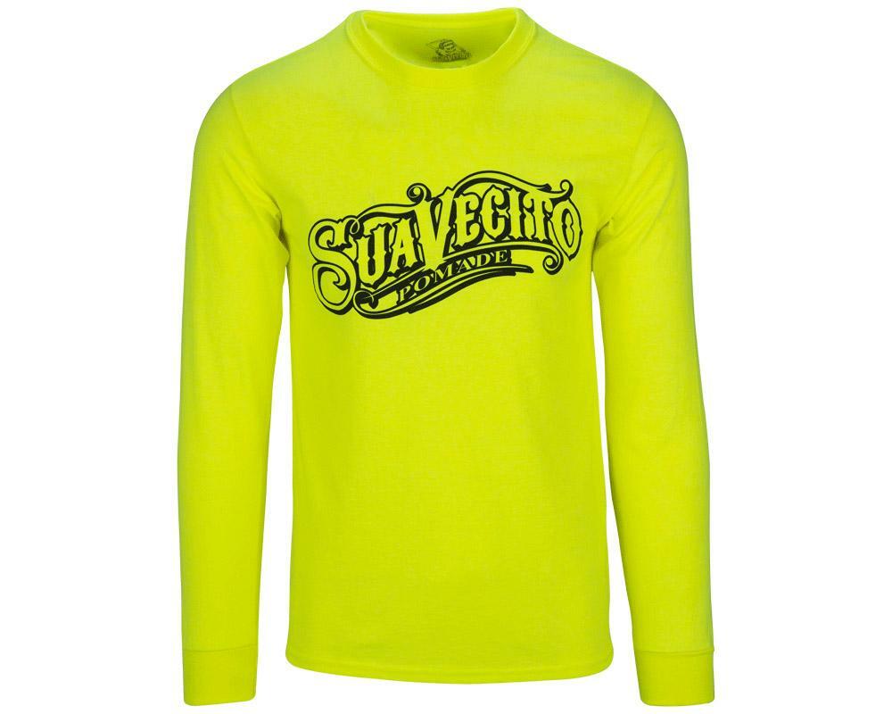 Men’s Suavecito OG Safety Green Long Sleeve Shirt (S M L XL 2XL 3XL 4XL 5XL)