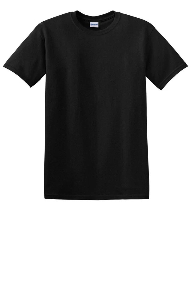 6 Pack Gildan 5000 Men’s T-Shirt Heavy Cotton Short Sleeve Plain Blank Tee S-3XL