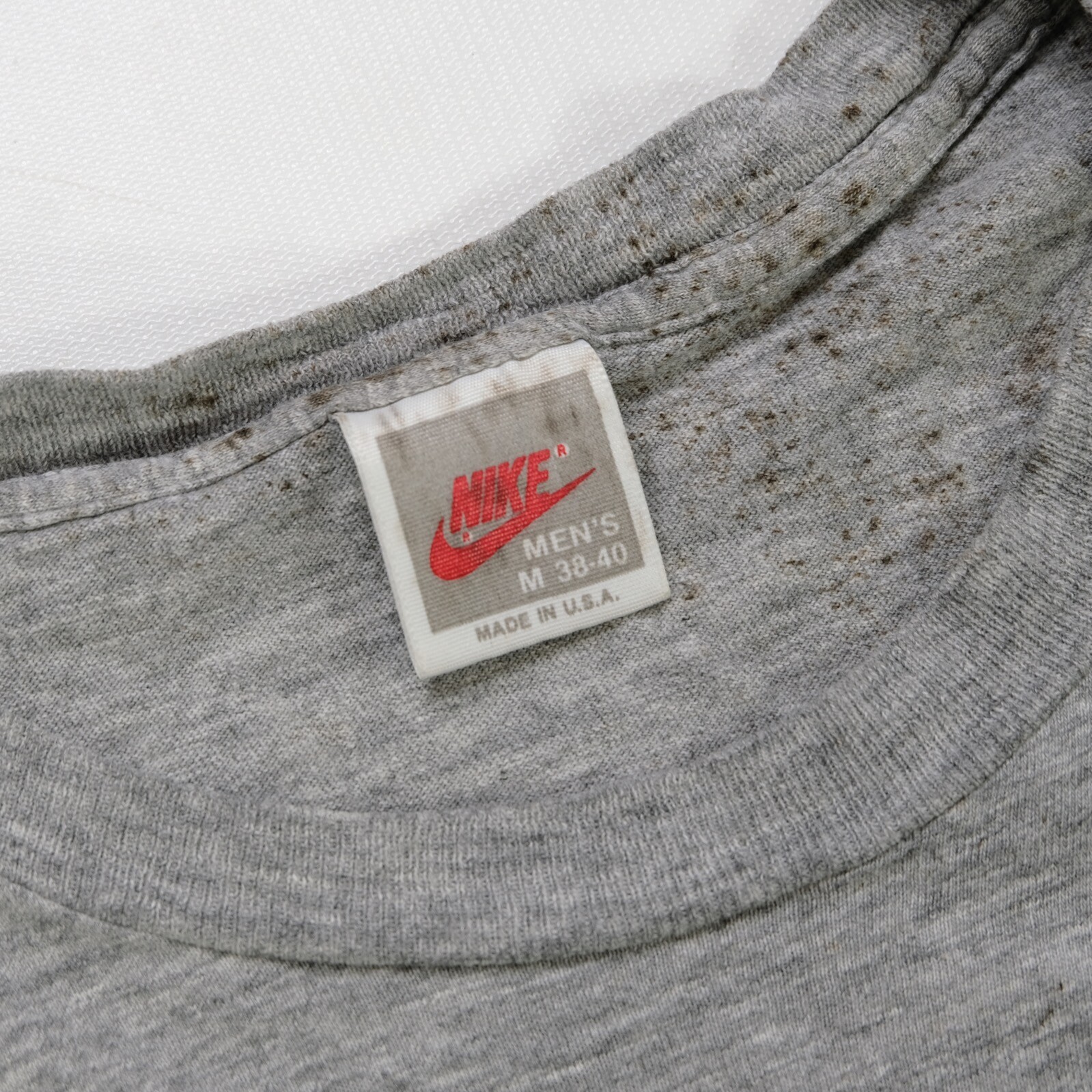 Rare VTG NIKE Air Just Do It Spell Out Swoosh Single Stitched T Shirt 80s 90s M