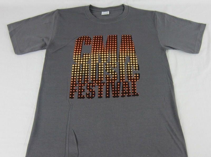 Mens Gray CMA Music Festival 42nd Country Music Nashville 2013 T-Shirt Size S