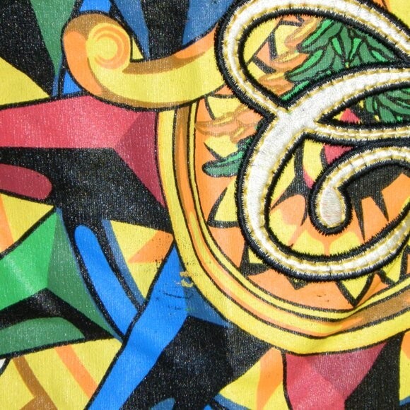 Coogi Australia Vintage Y2K Color Block Graphic Golf Polo Shirt Blue Size 3XL