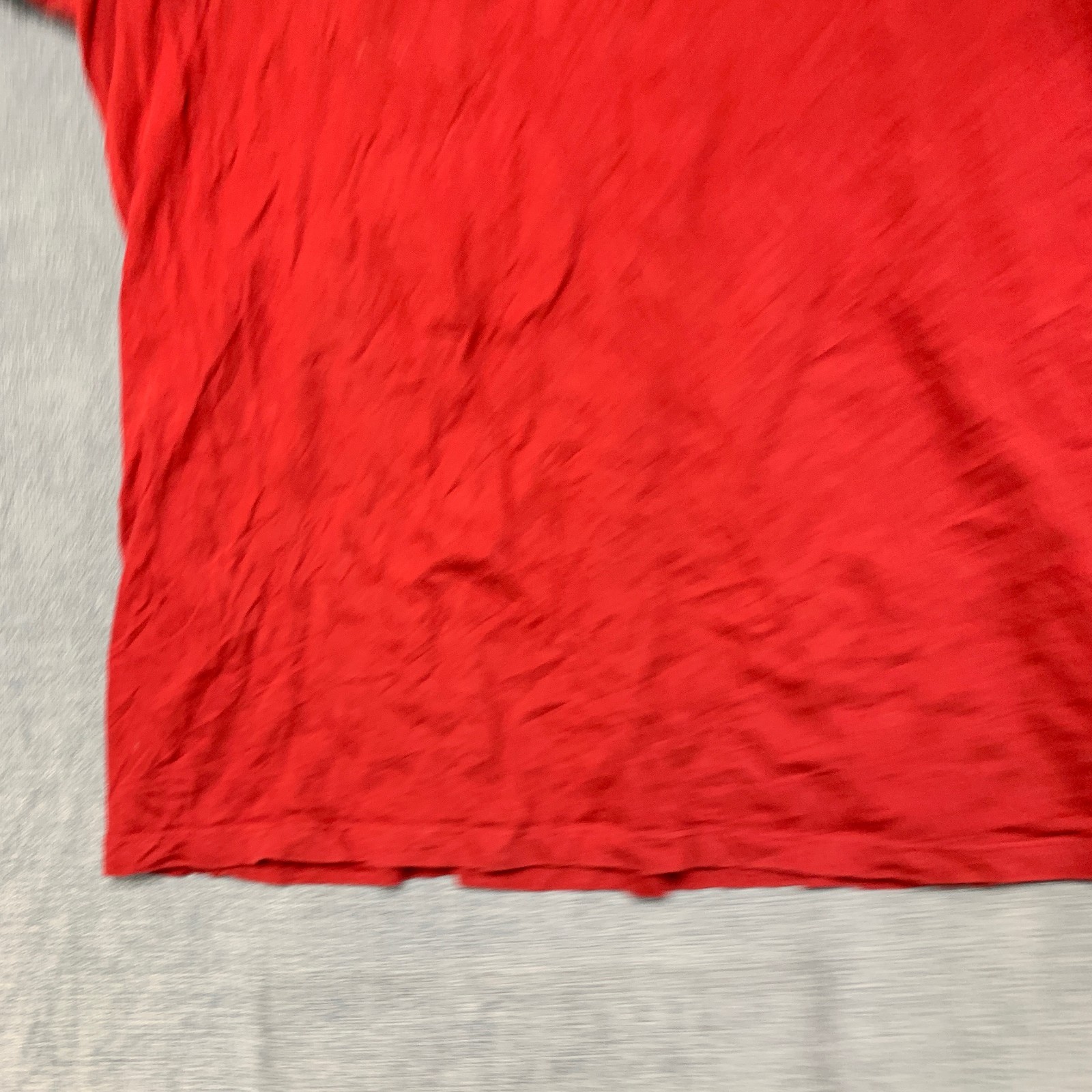 Armani Exchange T Shirt Mens Medium Red Regular Fit Logo Crew Neck Summer Tee