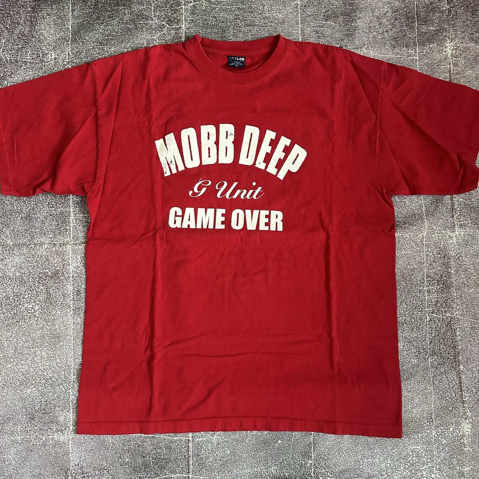 Men’s Vintage Y2K Mobb Deep G Unit 50 Cent MOP Game Over Hip Hop Rap T Shirt XL