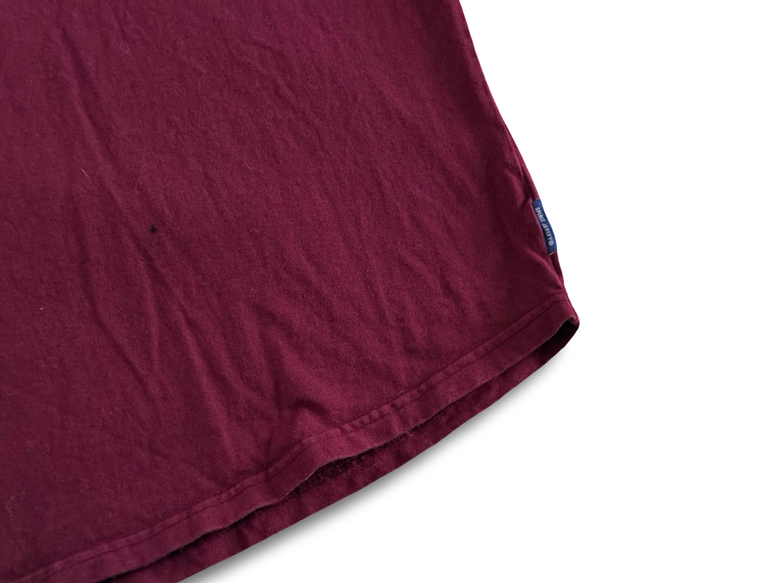 Vintage Spirit Jersey Fordham University Large Burgundy Gray Puff Print T-Shirt