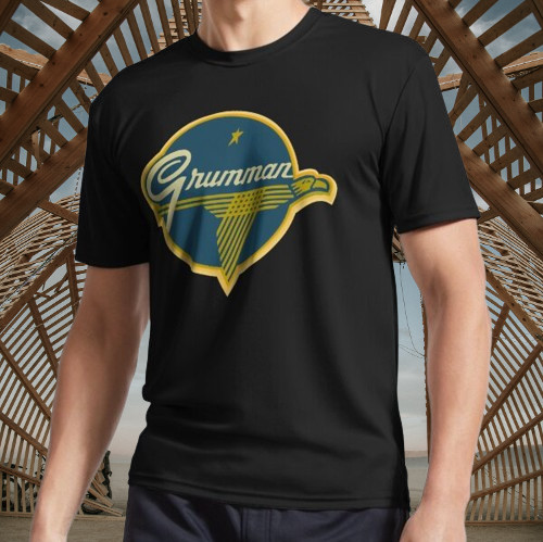Grumman Aircraft Logo Active T-Shirt Funny Size S to 5XL