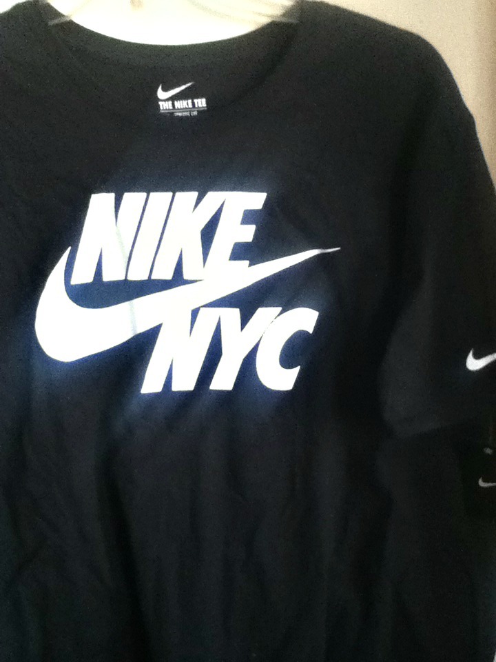 AUTHENTIC 100% COTTON NIKE NYC BLACK T SHIRT 914290-010