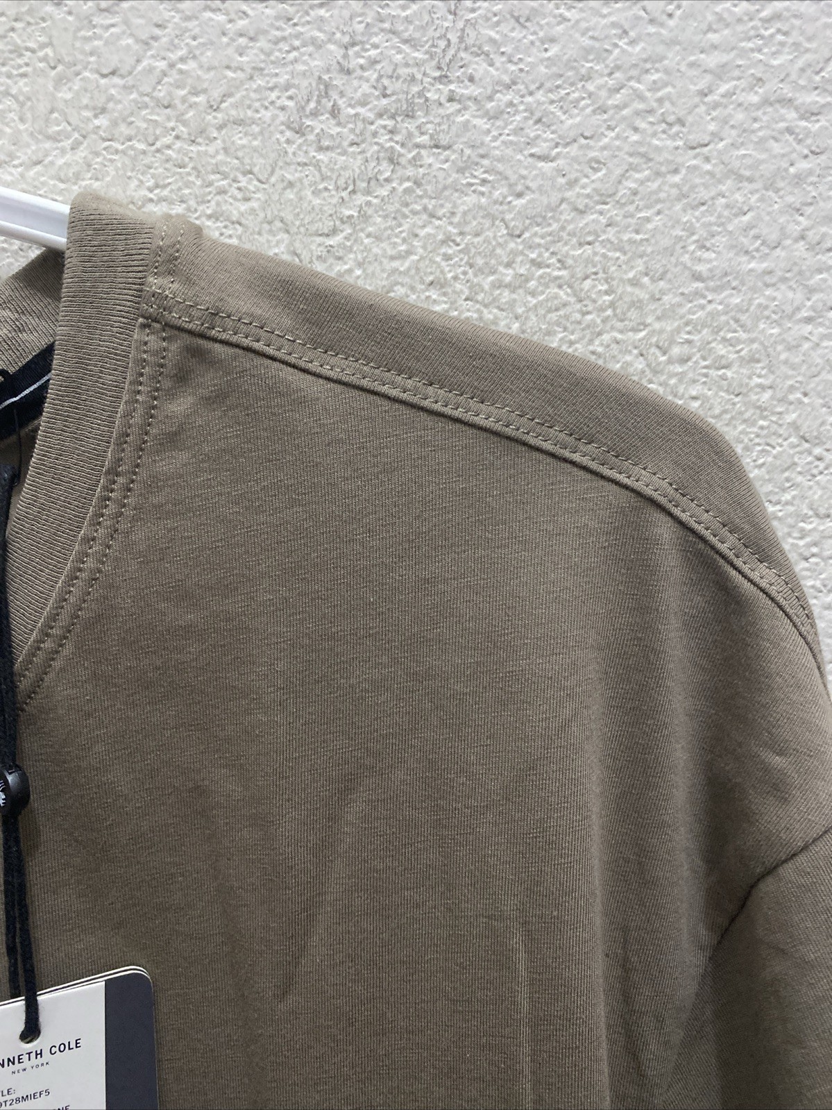Kenneth Cole Active Men’s 2XL Mountain Brown Short Sleeve Crew Neck T-Shirt NWT