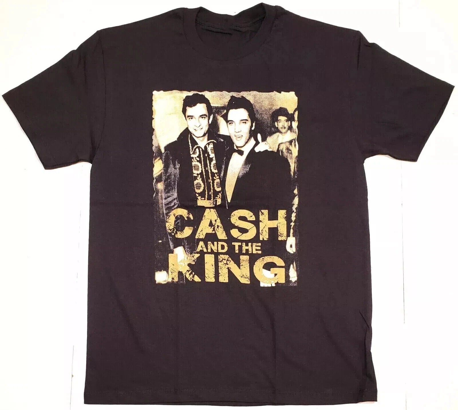 Cash and The King Johnny Cash Vintage T-Shirt, Size S to 5XL