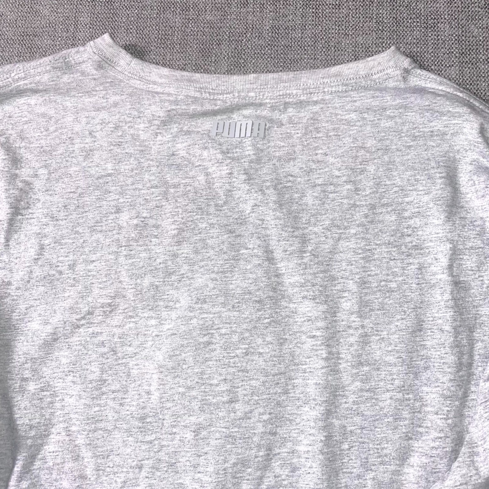 Puma Forever Better Shirt Mens XL Heather Gray Basketball Themed Tiger Mascot