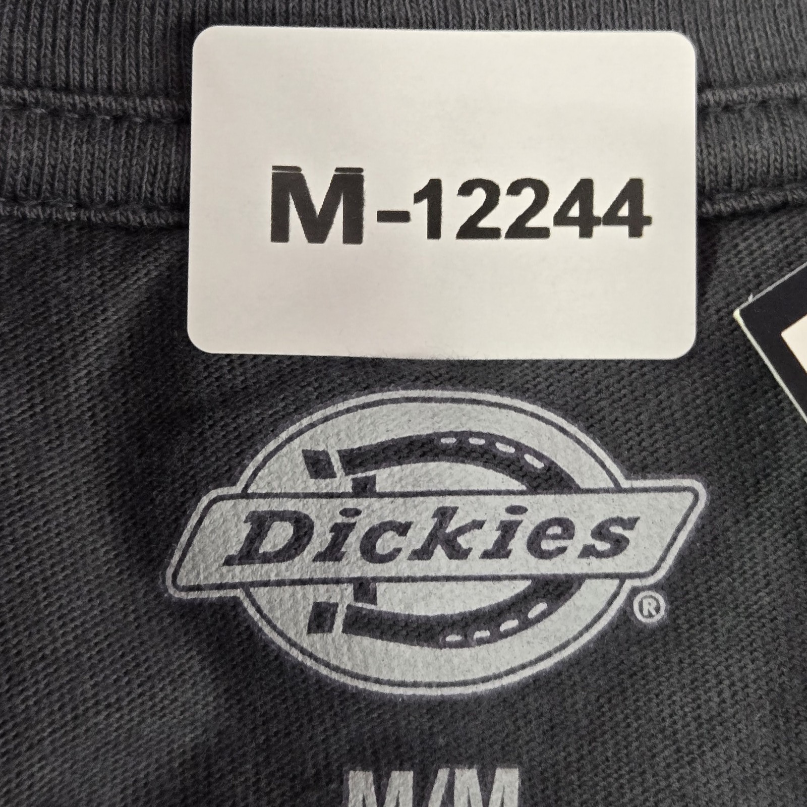 Dickies Men Shirt M Gray Camo Logo Graphic Print Short Sleeve Crew Neck NWT