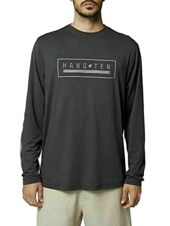 NEW! MEN’S HANG TEN LONG SLEEVE QUICK DRY UPF 50+ SOFT FEEL SUN TEE! VARIETY!