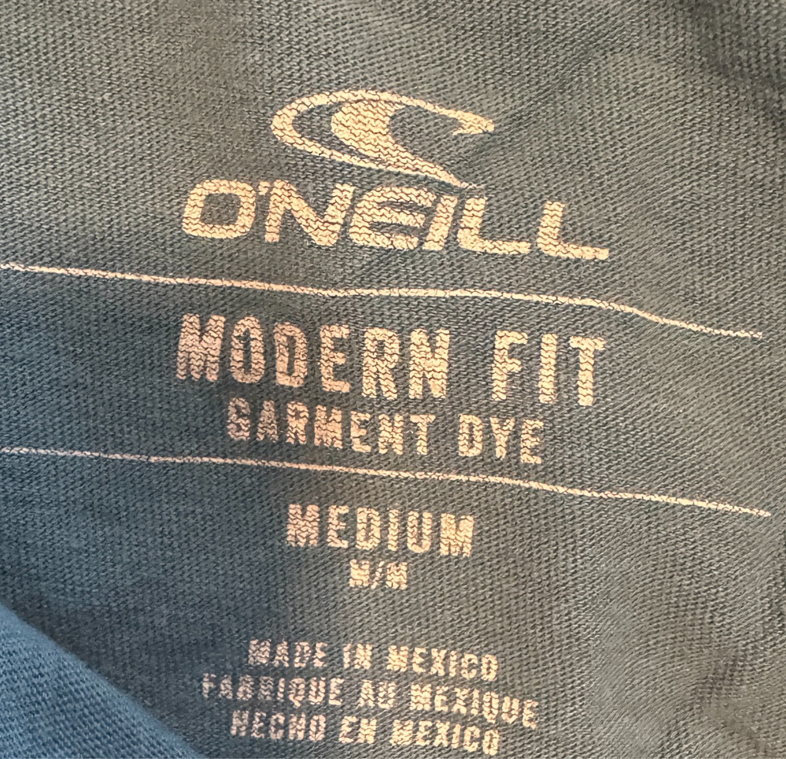 O’Neill Adapt Tee-Hydro Teal Blue graphic print short sleeve modern fit M