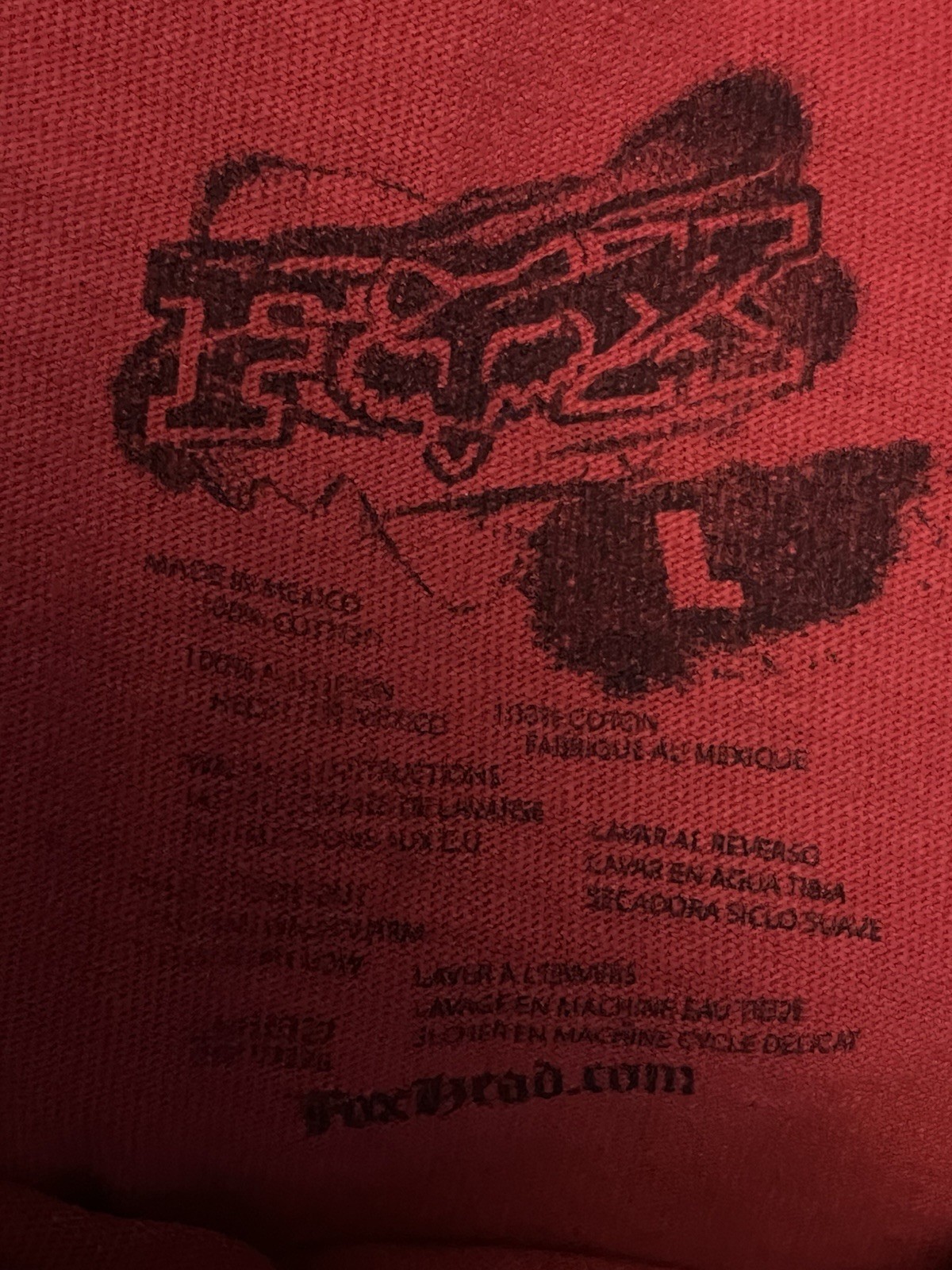 RED FOX RACING Y2K Men’s Short Sleeve T-Shirt LARGE