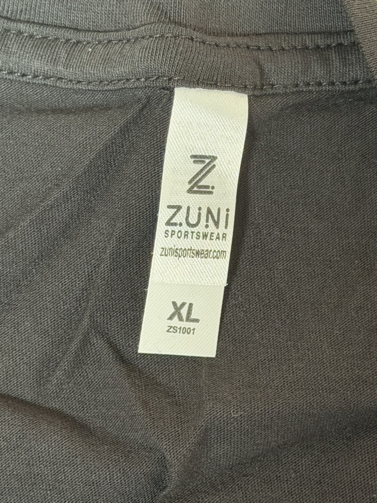 Zuni Sportswear NASA Embroidered Logo Black Men’s XL Short Sleeve Crew Tee