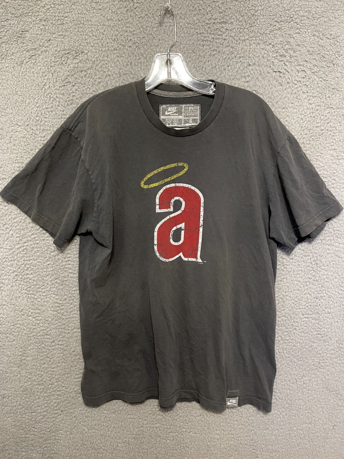 Los Angeles Mens T Shirt Small gray Nike Athletic Genuine Merchandise