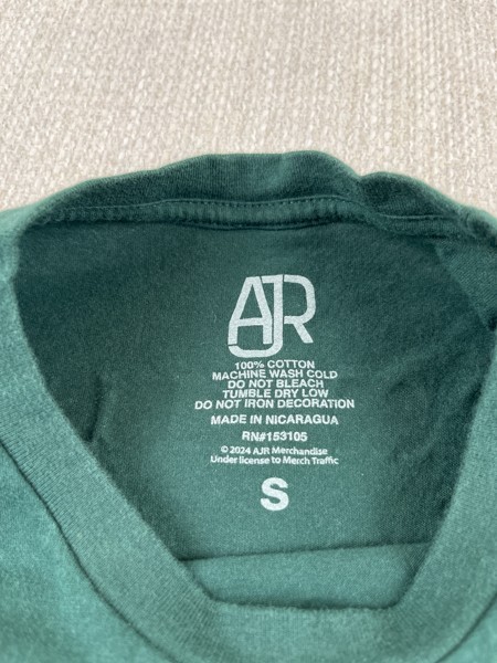 AJR The Maybe Man Tour T Shirt Mens Small S Green Music Band Official Merch