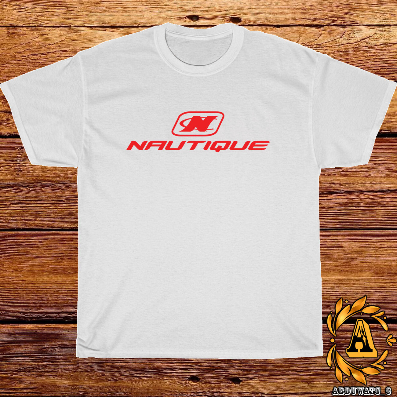 New Nautique Boats Ski Logo Black/Grey/White/Navy T-Shirt S-5XL