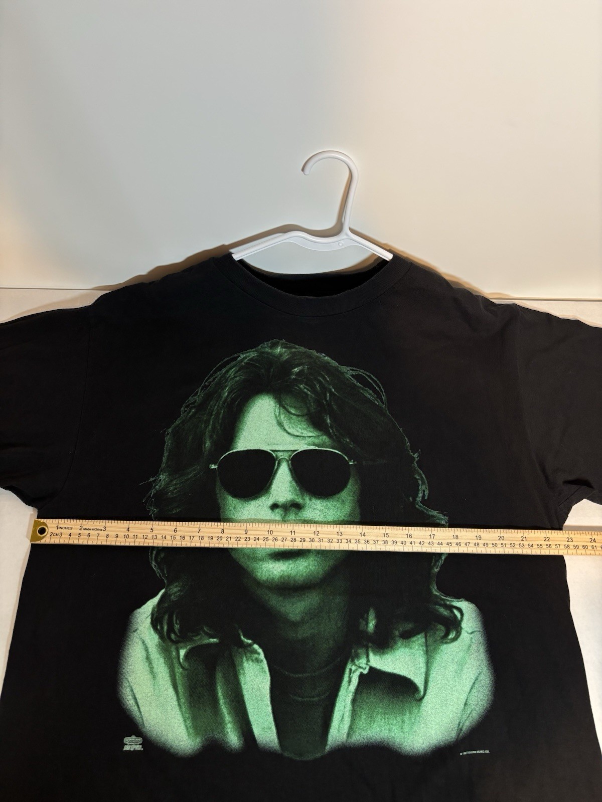 Vintage 1994 The Doors Jim Morrison Portrait Tshirt XL Single Stitch Hanes