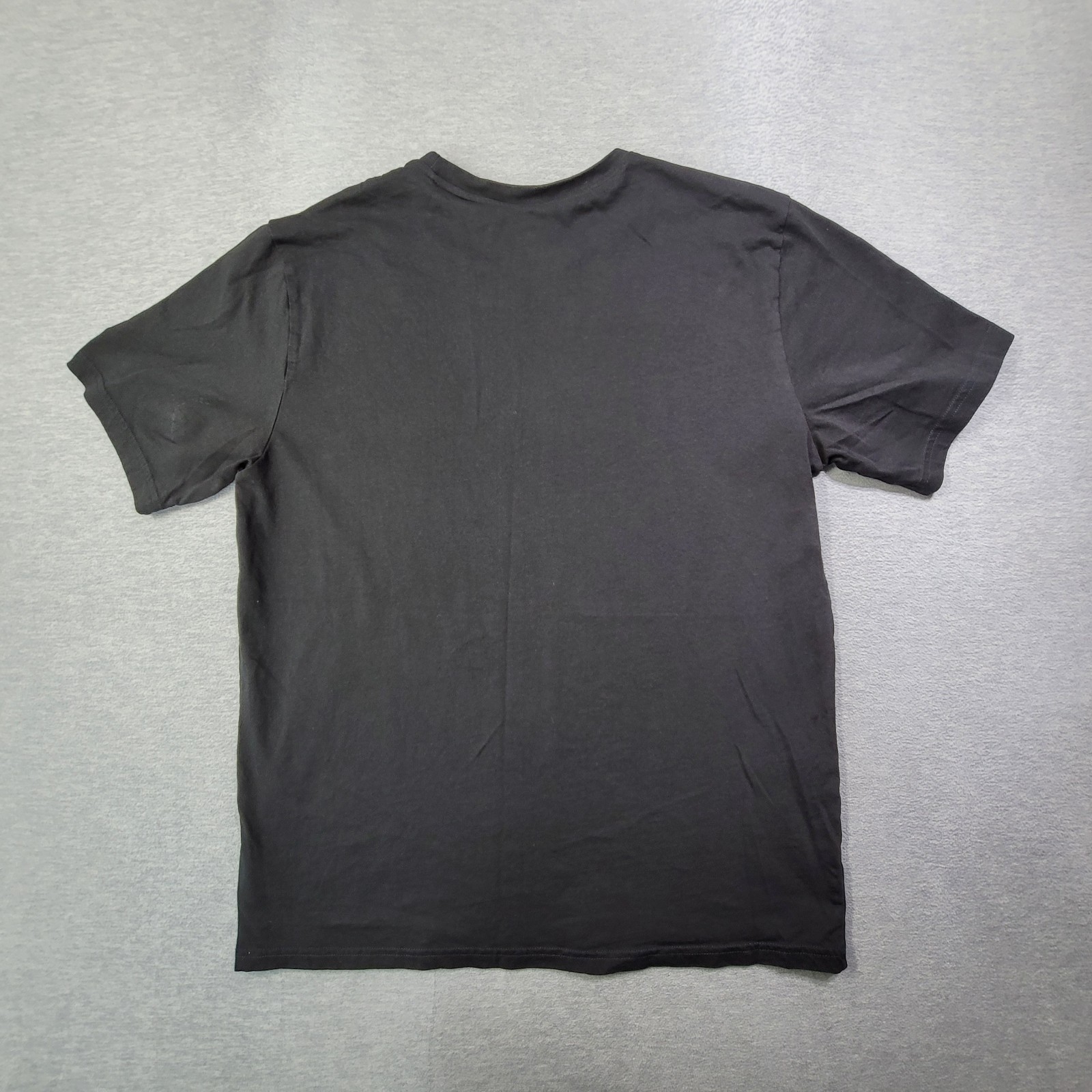 Gymshark T Shirt Mens Large Black Crew Neck Gym Workout Casual Logo
