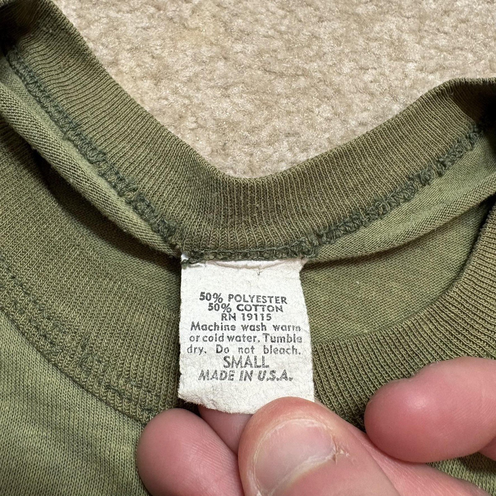 Vtg MASH 4077th Shirt Mens Small Green Helicopter Military TV Promo 1981 USA Tee