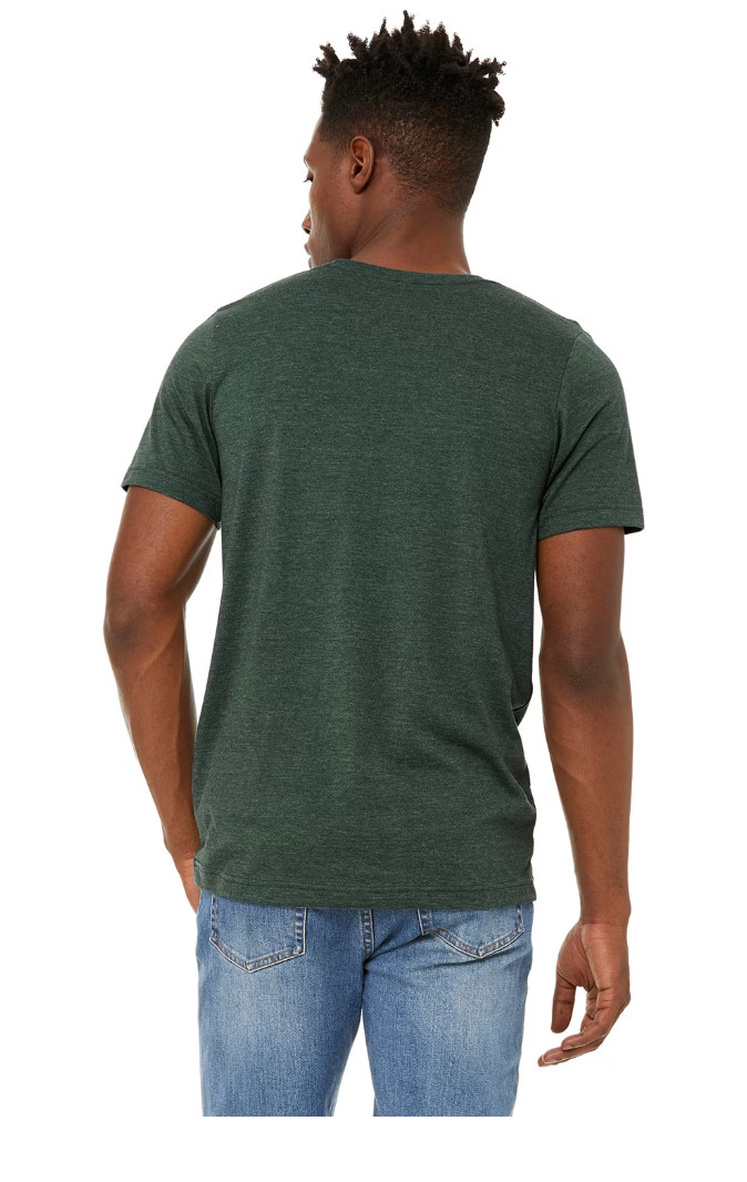 Bella + Canvas 3301C Sueded T-Shirt Heather Forest Unisex Blank Tee S-XL NWT