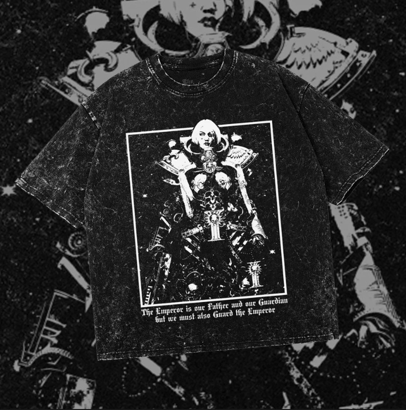 Adepta Sororitas Sister Of Battle 40K Gothic Comfort Colors T-Shirt