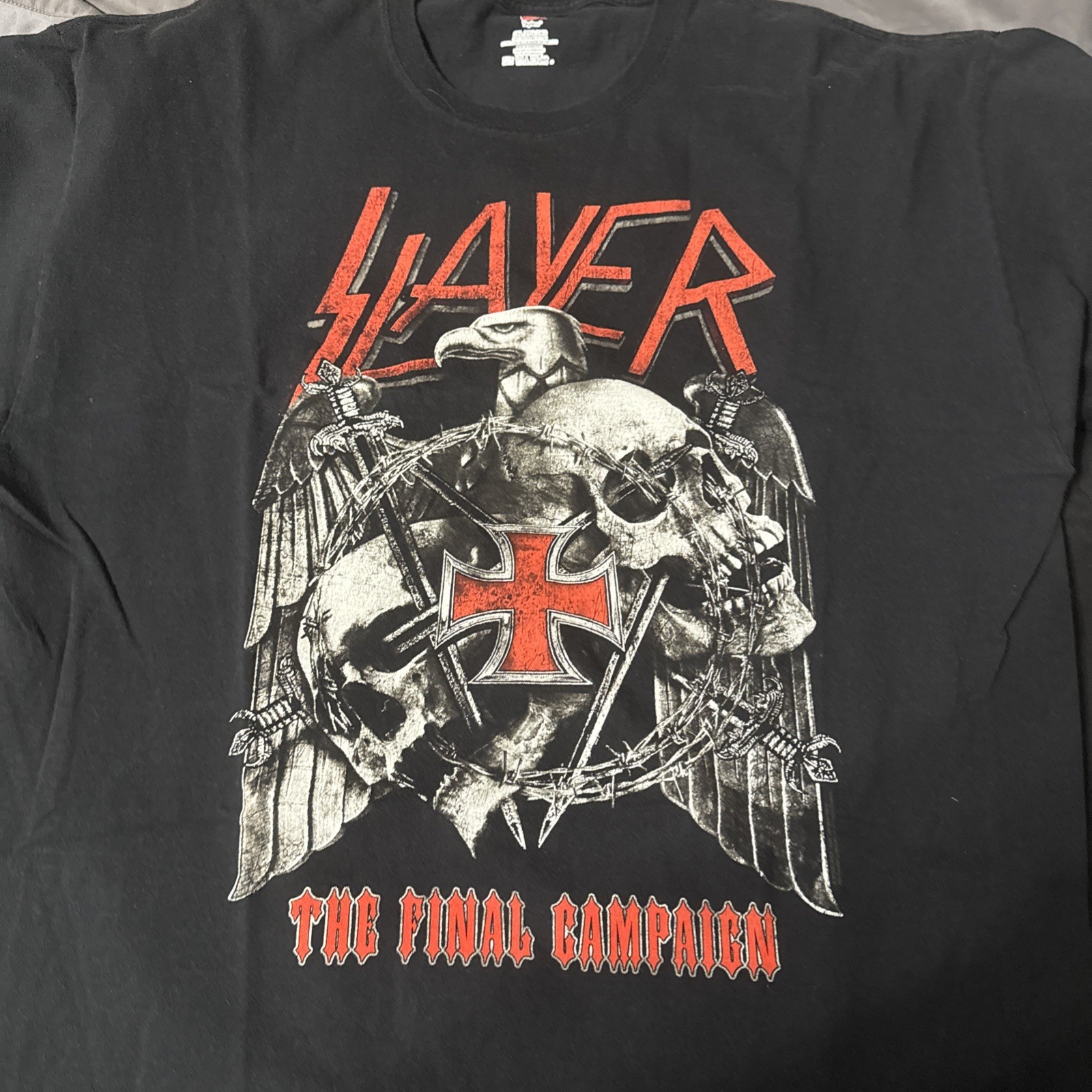 Slayer 2019 The Final Campaign Tour Shirts Lot Of 2 XXL