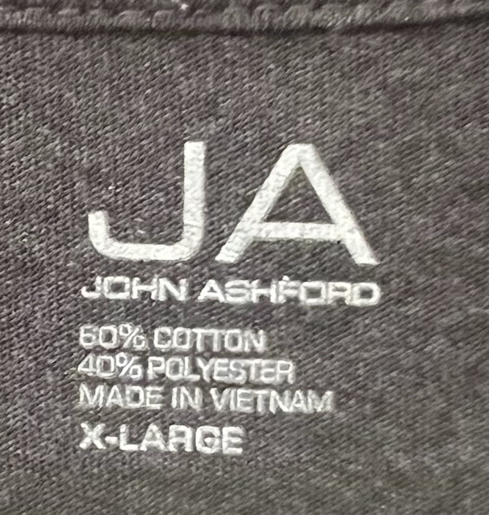 Men’s John Ashford Long Sleeve Layered Look TShirt Size XL