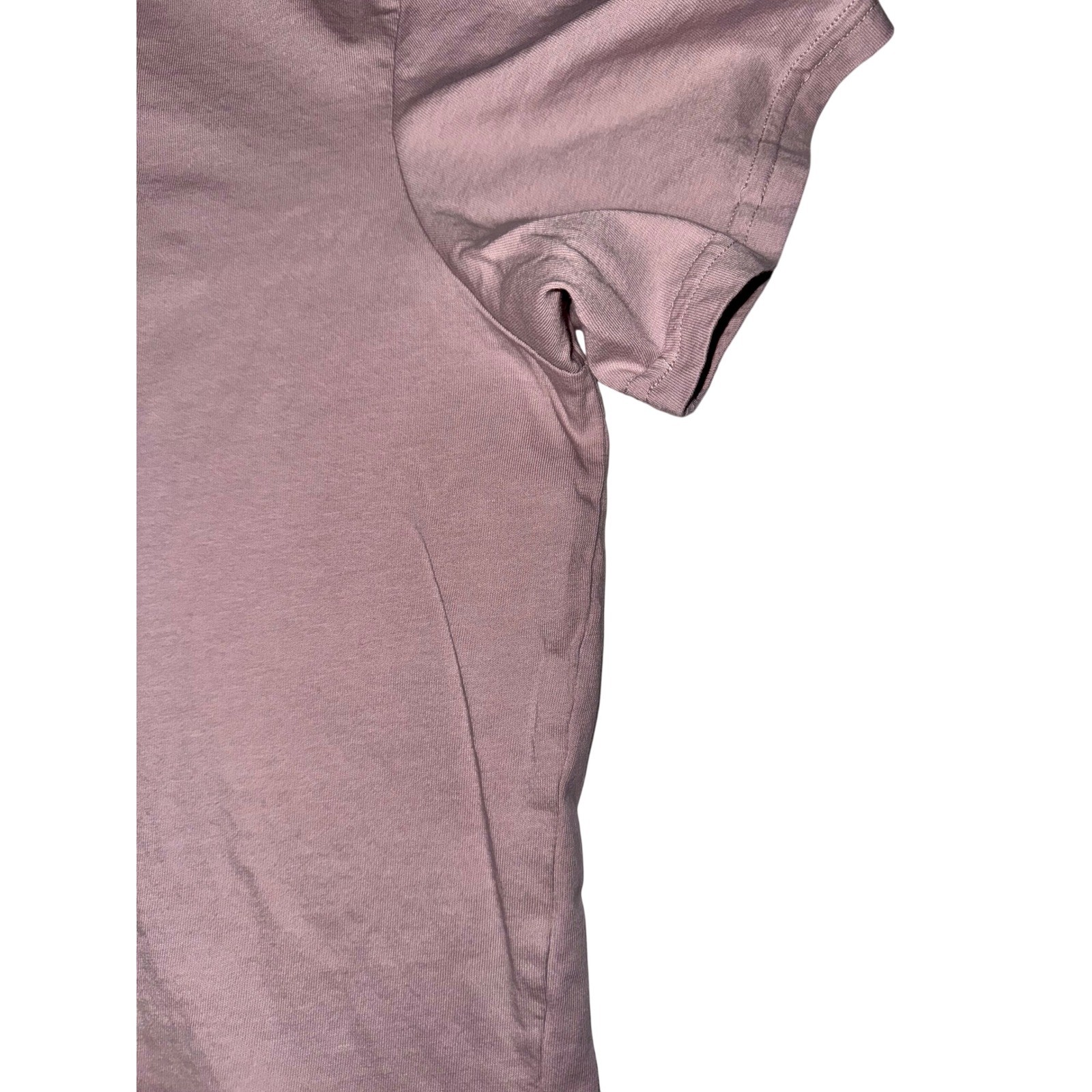 H&M T-Shirt Mens Medium Mauve Pink Regular Fit Short Sleeve Cotton Crew Neck