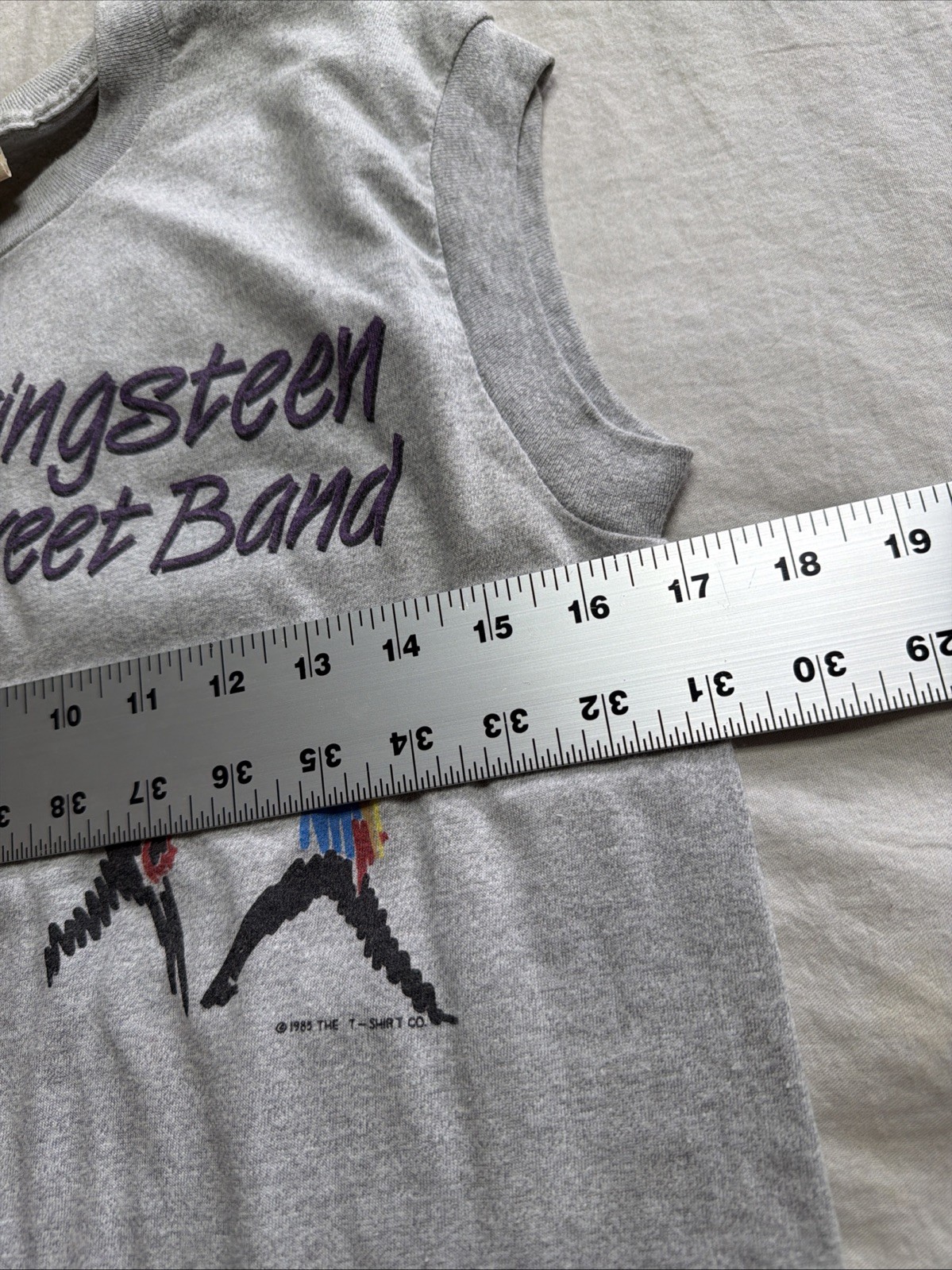 Bruce Springsteen and The E Street Band 1985 Vintage Tour T-Shirt Size Medium
