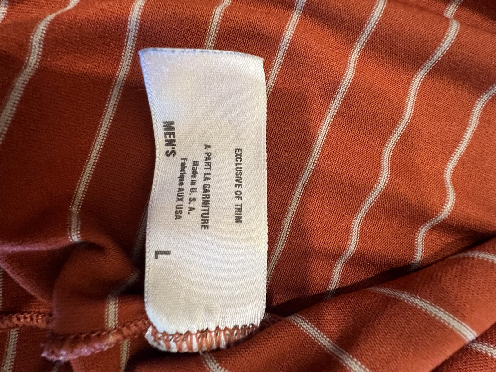 Patagonia Capilene Men’s L Striped Crew Neck Short Sleeve T-Shirt