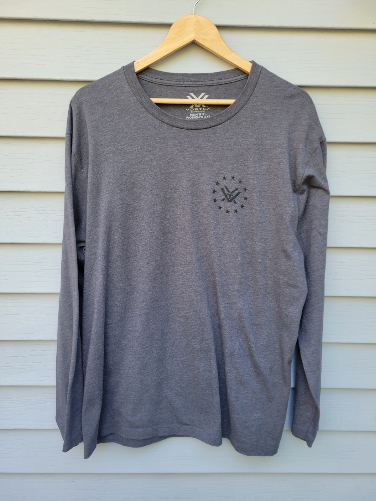 Vortex Optics Unisex Gray Long Sleeve T-Shirt Men XL
