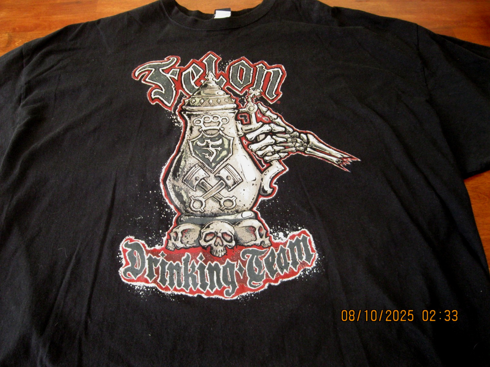 Vintage Felon Clothing Co T Shirt Mens 3XL Black DRINKING TEAM USA MADE