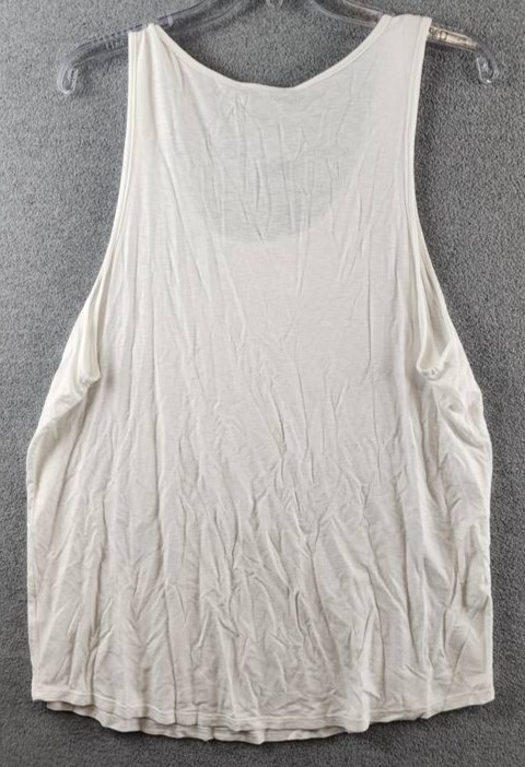 MONFRÈRE Travis Tank Men’s M Blanc Scoop Neckline Sleeveless Pullover Style