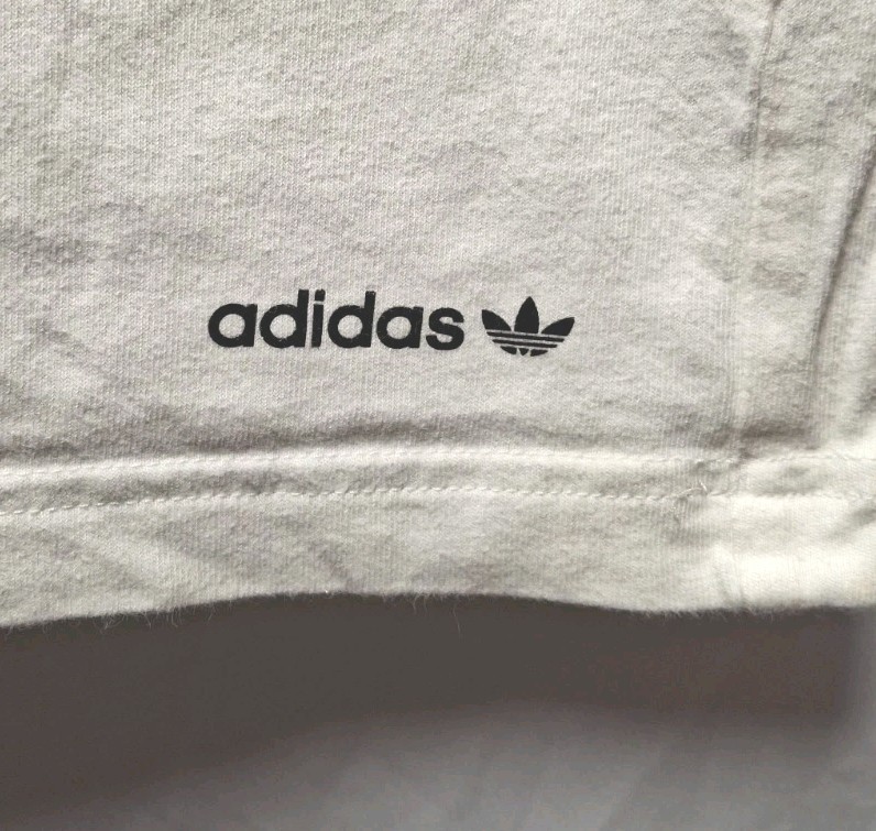 Adidas Orignals T-Shirt Mens S White Regular Fit Short Sleeve Crew Neck Pullover
