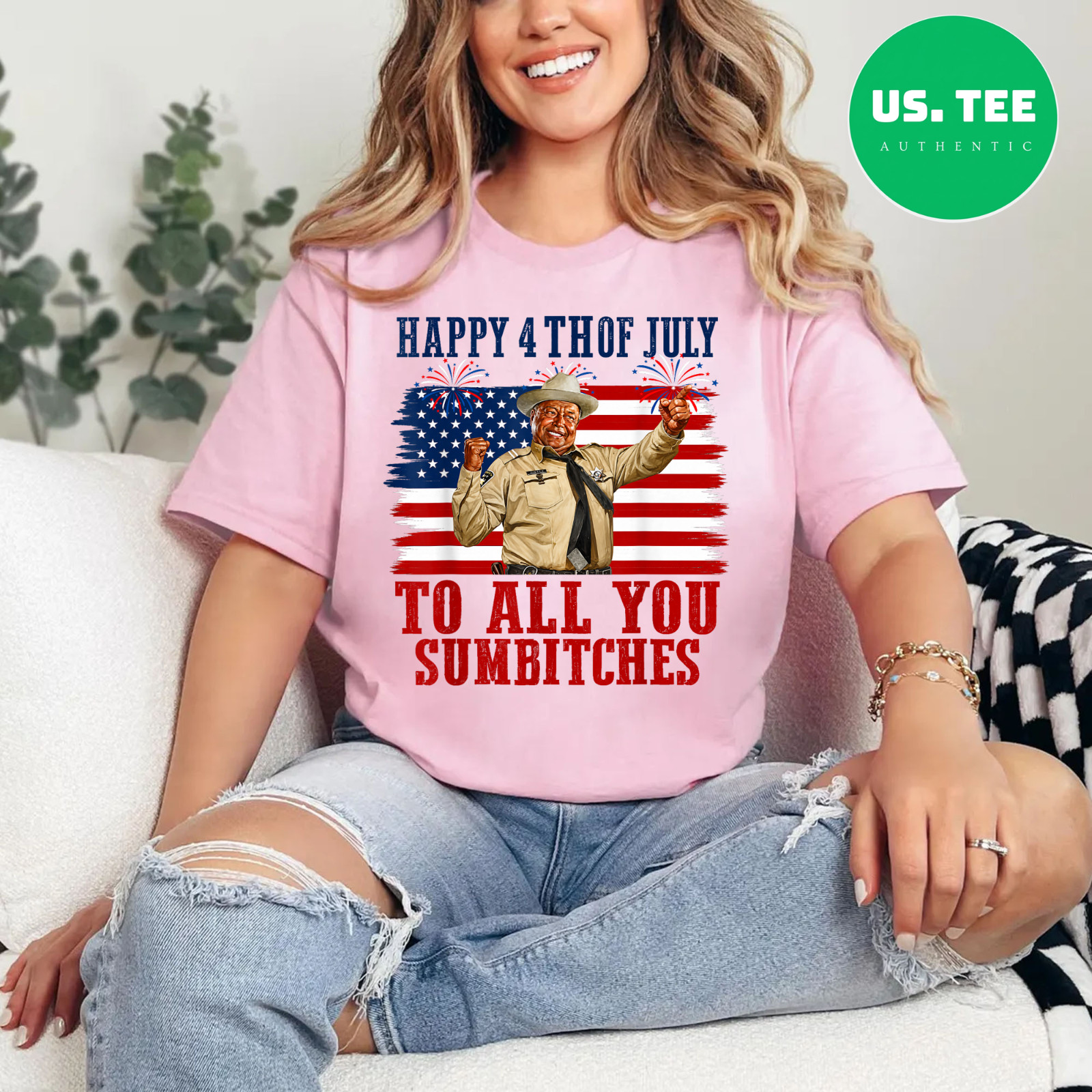Happy 4th of July to All You Sumbitches T-Shirt