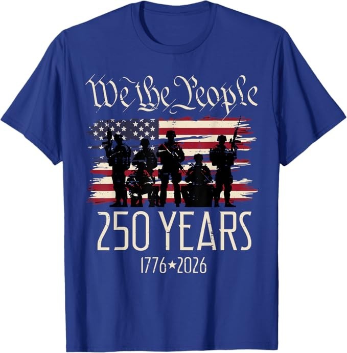 250 Years US Flag 250th Anniversary American Birthday USA T-Shirt