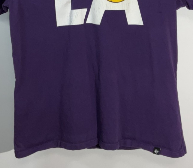 Los Angeles Lakers Short Sleeve T-Shirt Adult Large Purple