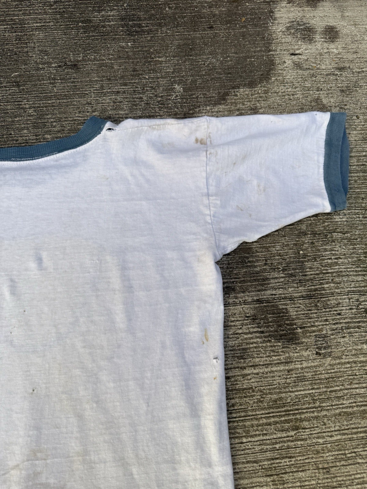 50’s/60’s Vintage Smiley Ringer Tee Size S
